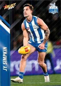 2024 North Melbourne Kangaroos AFL Select Footy Stars Card - Jy Simpkin - Picture 1 of 3