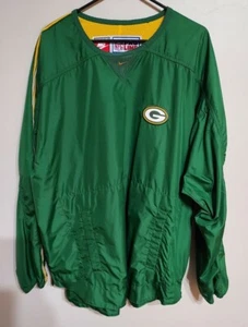Nike NFL Pro Line Men's Vintage Green Bay Packers Pullover Windbreaker! Size XL! - Picture 1 of 7