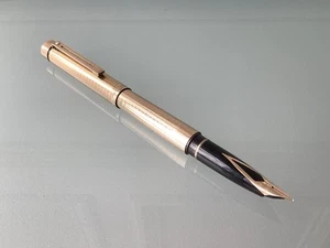 Sheaffer Targa 1007 Fountain Pen 14k Nib Chequered Pattern - Picture 1 of 12
