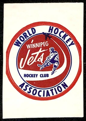 1972-73 O-Pee-Chee Pushout logotipo WHA (envío gratuito $50+) D #sin precio Foto 1 de 2