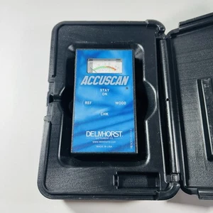 DELMHORST INSTRUMENT ACCUSCAN MULTI PURPOSE MOISTURE METER FOR WOOD CONCRETE EIF - Picture 1 of 3