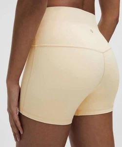 NWT Lululemon Align High-Rise Short 4” Butter Cream Size 4 - Picture 1 of 24