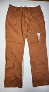 Mutual Weave Standard Chino Slim Taper Mens 36X32 Pumpkin Blend Color NWT - Picture 1 of 11
