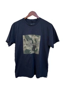Rag & Bone Black Camo Logo Tee Shirt Medium - Picture 1 of 5