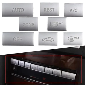 8*Console AC Buttons Cover Trim For Mercedes  E Class W212,C207 2009-15 New - Bild 1 von 23