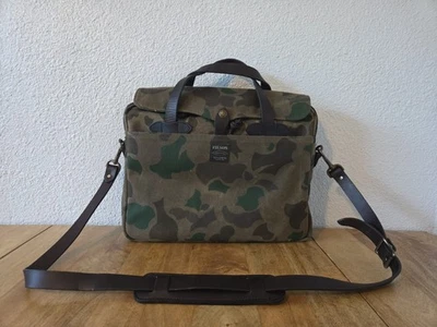 Maletín Original Filson Encerado Sarga Resistente | Camuflaje Arbusto Oscuro | Edición Limitada Foto 1 de 4