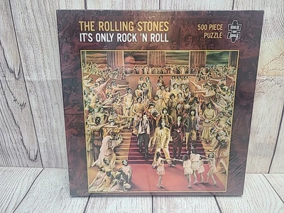 The Rolling Stones It's Only Rock N Roll 500 pc Jigsaw Puzzle Rock Saws SEALED - Image 1 of 4