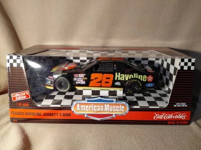 1:18 Ertl '95 American Muscle Diecast Nascar #28 Texaco Havoline Jarrett T-Bird  Foto 1 de 4