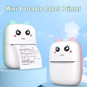 Mini Pocket Thermal Printer Bluetooth Mobile Photos Label Machine Printing Gift - Photo 1/10