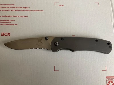 Benchmade Knife 750 Pinnacle Titanium Frame Lock  Rare Discontinued Model - Image 1 of 4