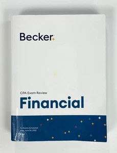 Becker CPA Exam Review Financial V 4.2 For Exams After June 30, 2022, Acceptable - Picture 1 of 2