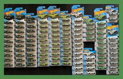 Hot Wheels Bentley Continental GT3 (lote a granel x 100) 5 cores, cartão longo/curto - Imagem 1 de 2