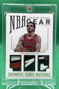 2012-13 National Treasures NBA Gear Trios Prime Patches #1 Joakim Noah # 25/25 - Bild 1 von 9