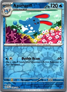 Azumarill 034/142 - SV07: Stellar Crown Reverse Holo - Picture 1 of 2