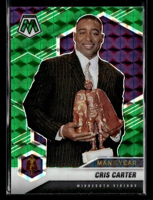 2021 Panini Mosaic Cris Carter #277 Prizm Green - Image 1 of 2