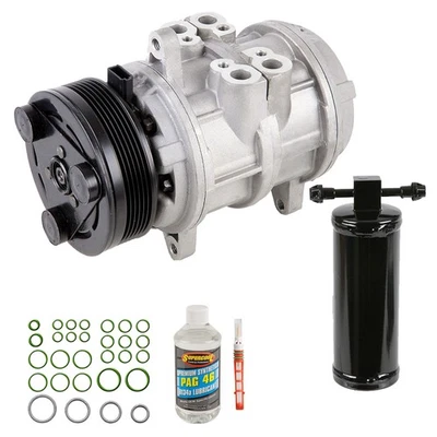 Compresor de aire acondicionado para Mercury Grand Marquis 1981-1988 OEM con kit de reparación de aire acondicionado CSW Foto 1 de 4