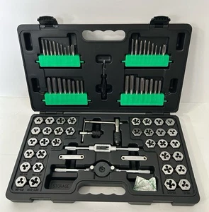 75 PC Sae/Metric Tap and Die Set, for Repairing and Creating Internal and Extern - Picture 1 of 9