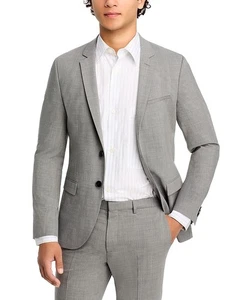NEW Hugo Boss Arti Gray Extra Slim Fit Wool Blend Sport Coat Sz 40S NWT $445 - Picture 1 of 12