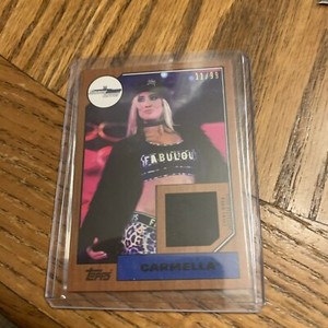 Carmella 2017 Topps Heritage WWE 11/99 Event Worn Patch Relic Card R-C