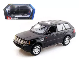 RANGE ROVER SPORT BLACK 1/18 DIECAST MODEL CAR BY BBURAGO 12069 - Picture 1 of 1