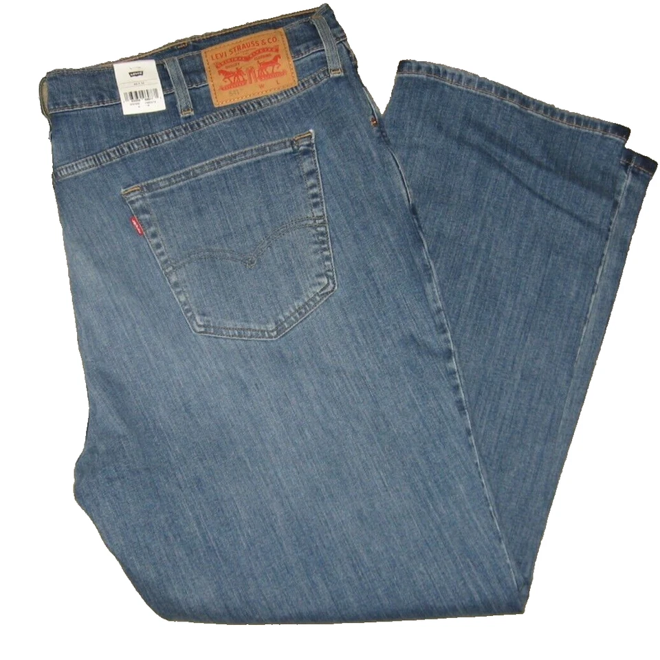 Levi's 541 Athletic Taper Stretch All Seasons Tech Blue Jeans Men Size 46x32
