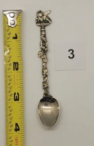 Cuchara de té de plata italiana coleccionable, Venecia - León de San Marcos - 4"- #3 - Imagen 1 de 4