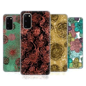 HEAD CASE DESIGNS GLITTER FLORALS SOFT GEL CASE FOR SAMSUNG PHONES 1 - Picture 1 of 11