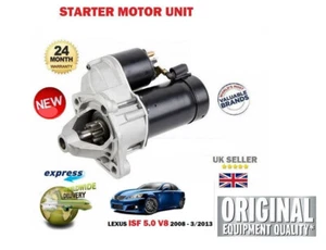FOR LEXUS ISF 5.0 V8 423bhp 2UR-GSE 2007-2013 NEW STARTER MOTOR UNIT - Picture 1 of 1