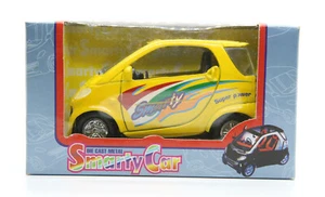 Smarty Car (Funtastic) Diecast Model - Smart ForTwo - Boxed - Yellow - Picture 1 of 21