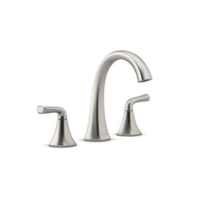 KOHLER Sundae 8 in. Widespread 2-Handle Bathroom Faucet Vibrant Brushed Nickel - Picture 1 of 8