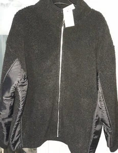 Ladies Black Fleece Jacket M 12/14 - Picture 1 of 4