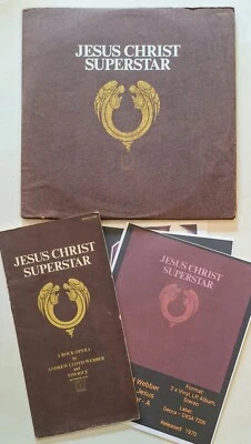 Jesus Christ Superstar - 1970 Double LP Vinyl Gatefold - Decca DL 79178 W/EXTRAS - Image 1 of 4