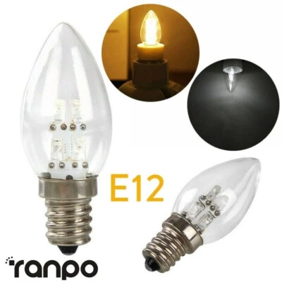 Ranpo E12 4LEDs Candle Light Chandelier Lamp Bulb Equivalent 10W 110V / 220V - Image 1 of 4