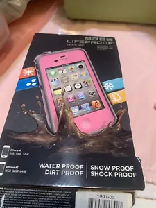 Life proof iPhone 4/4S pink phone case waterproof - Picture 1 of 5