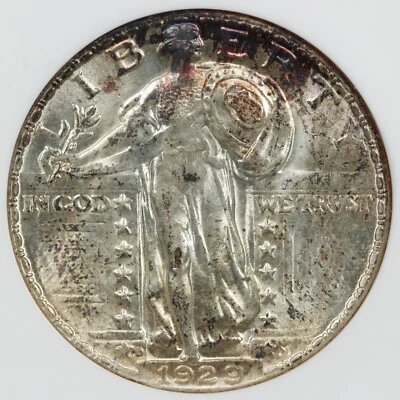1929-D 25c Standing Liberty Quarter NGC MS 64 - Image 1 of 4