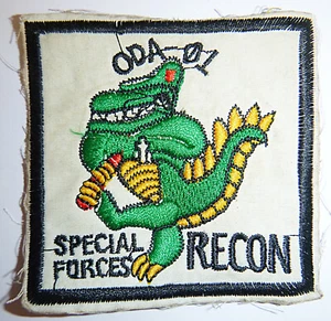 Patch - ODA - A TEAM 1 - 7th SPECIAL FORCES - LAOS - Vietnam War - G.966 - Bild 1 von 2