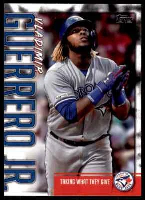 2020 TOPPS VLADIMIR GUERRERO TORONTO BLUE JAYS #VGJ-16 - Image 1 of 2