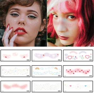 Adesivo Per Trucco Festival Musicale Decorazione Temporanea Per Tatuaggio + - Foto 1 di 30