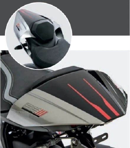 CFMoto Seat Cowl in Zircon Black - Black for 23-25 450SS OEM 6AQV-801500-1000 - Image 1 of 1