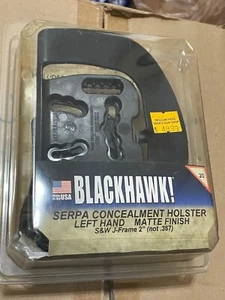 BLACKHAWK! Serpa Concealment Holster S&W J-Frame 2" (NOT.357) Left H 410520BK-L - Picture 1 of 2