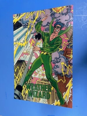 DC UNIVERSE ПОГОДА ВОЛШЕБНИК ПЛАКАТ PIN UP FLASH ЗЛОДЕЙ СОВЕРШЕННО НОВЫЙ. - Изображение 1 из 4