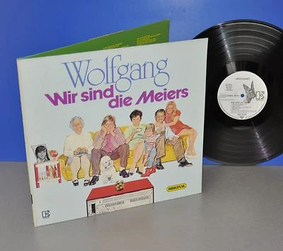 Wolfgang Wir sind die Meiers D '73 Elektra WL promo 1st FOC Vinyl LP - Bild 1 von 4