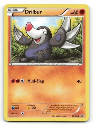 Pokemon Card -DRILBUR - Emerging Powers - Common - 55/98 - Image 1 of 2