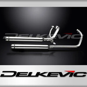 YAMAHA XV125 XV250 VIRAGO 88-17 VOLL 2-2 AUSPUFF 550mm CUSTOM SCHALLDÄMPFER BULL NOSE - Bild 1 von 5