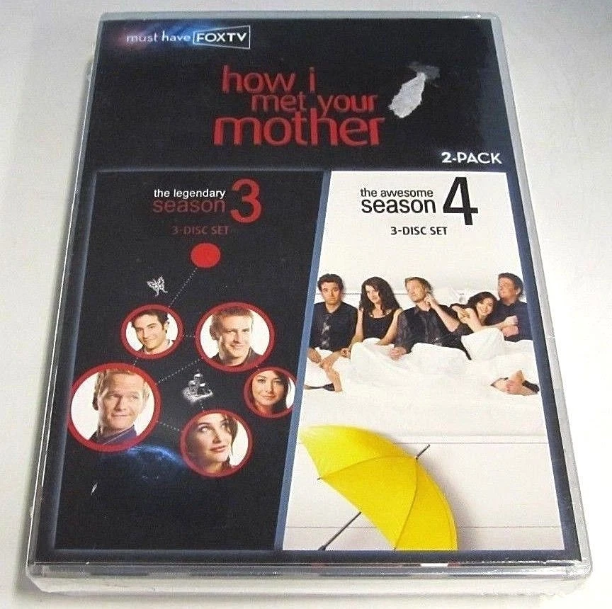 How I Met Your Mother Seasons 3 & 4 (6-Disc DVD Set) NEW SEALED - Image 1 of 1