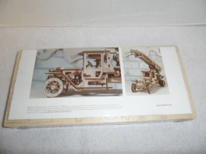 UGears  3D Puzzle Mechanical Model Fire Truck with Ladder 537 Pieces Puzzle - Picture 1 of 5