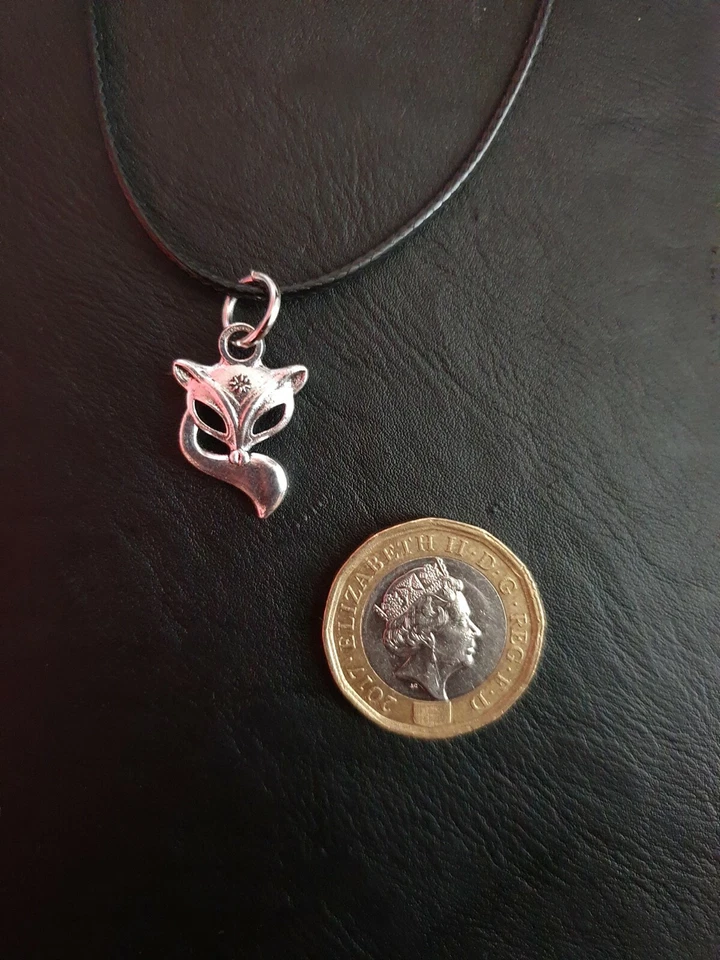 Damas Color Plateado Sexy Zorro Animal Cordón Collar Vida Silvestre Regalo Dije Foto 1 de 4