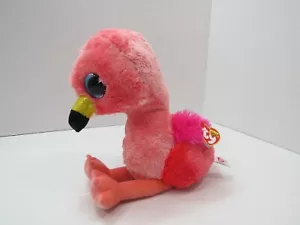 Juguete de peluche Ty Beanie Boos Gilda rosa flamenco 9" 2017 (I2G648C) - Imagen 1 de 4