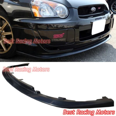 For 2004-2005 Subaru Impreza Vlimited Style Front Bumper Lip (Urethane) - Image 1 of 2
