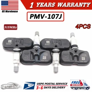 NEW 4X 42607-33021 TPMS PMV-107J For Toyota Lexus TIRE PRESSURE MONITOR SENSOR - Picture 1 of 14